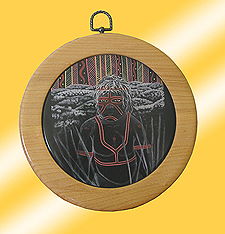 Ceramic tile and Pine Wooden Frame - Spirit of Tasmania by Colin Isaacs $33.50