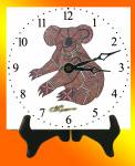 Koala with an attitude Square Tile Clock - $25