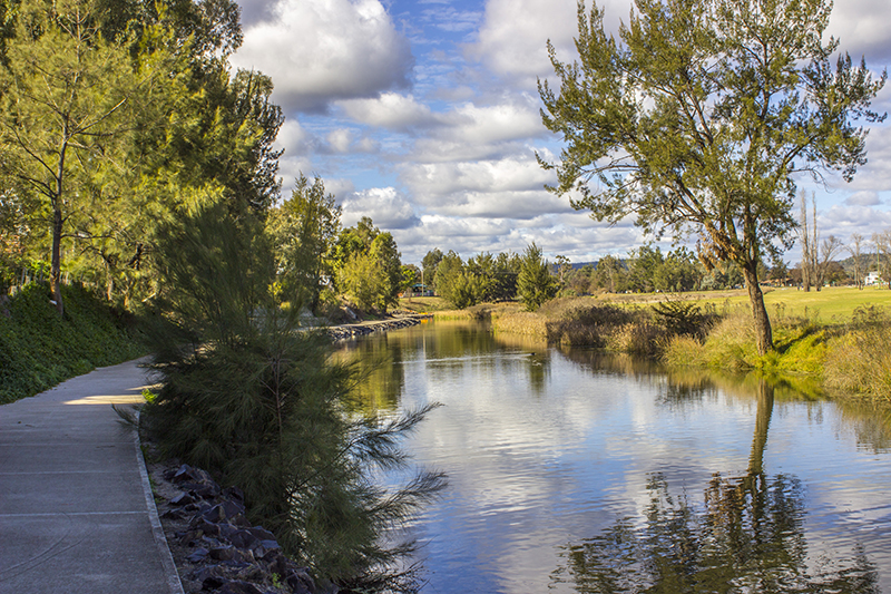 Inverell's River walk along the Macintre River - The Sapphire City