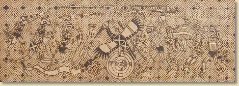 Woodburnings of Koori Artist Colin Isaacs