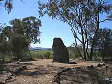 Image of stone plaque at Myall Creek