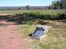 One of the stone plaques at Myall Creek