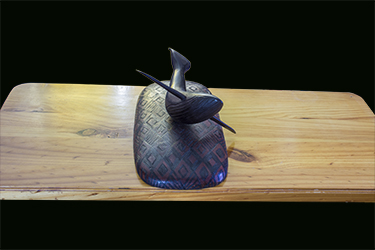 Koori Artist Colin Isaacs' whale carving