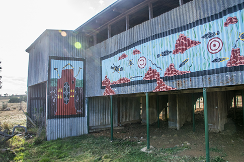 The Woolshed - by Colin Isaacs and Scott Griffiths - Warialda NSW