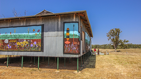 The Woolshed - by Colin Isaacs and Scott Griffiths - Warialda NSW