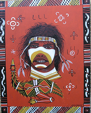Murri by Koori Artist Colin Isaacs
