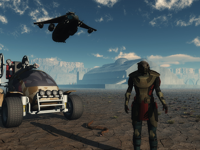 The Dalek's Alien Soldiers - The Strzelecki Desert Base.