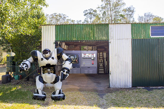 Home security and surveillance Robot - Robosapien